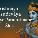 Krishnay Vasudevay Harye Parmatmane Shlok