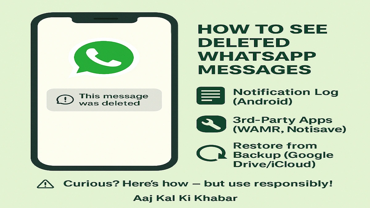 How to See Deleted Messages on WhatsApp